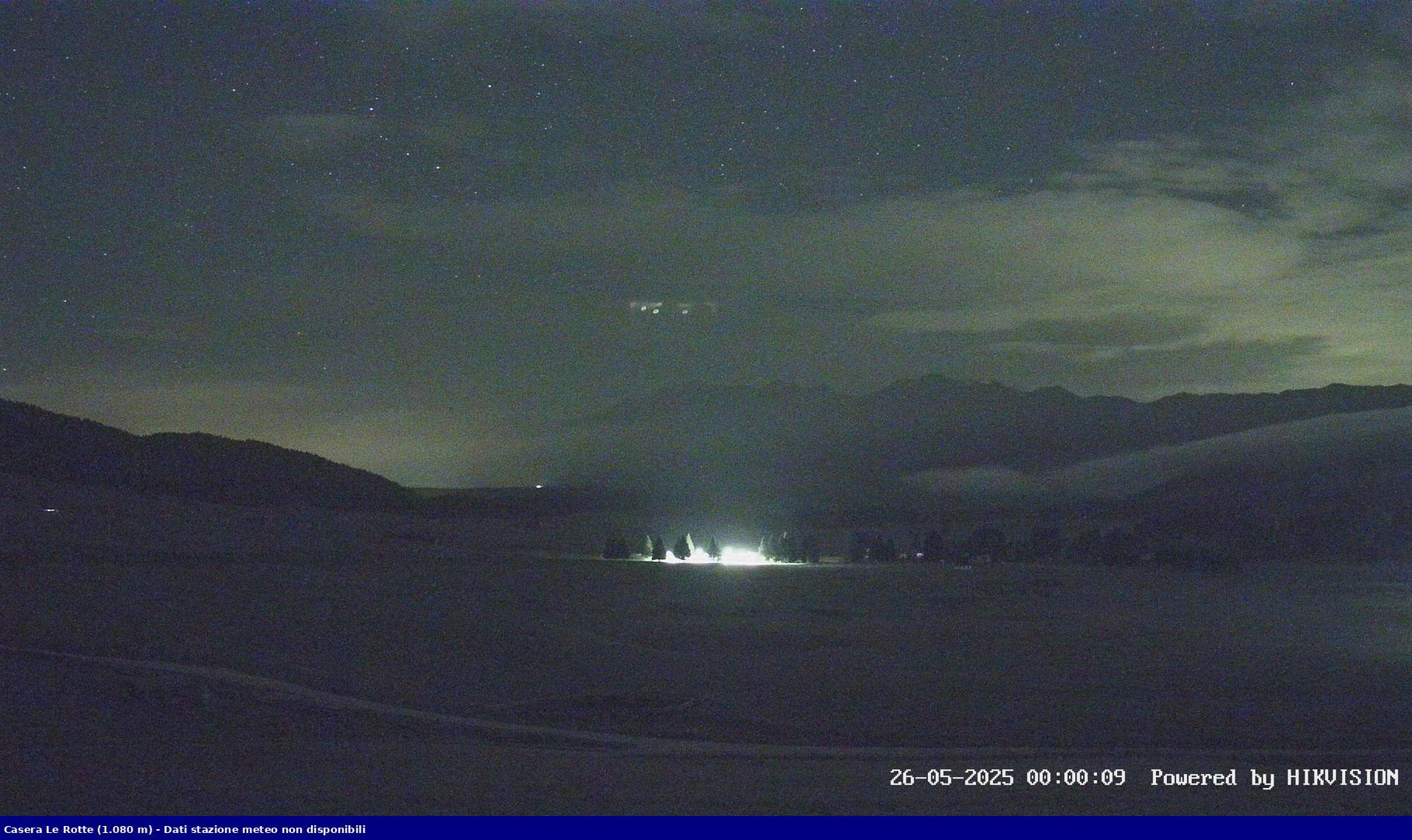 time-lapse frame, Pian Cansiglio - Casera Le Rotte webcam