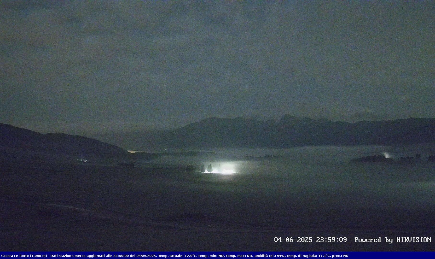 time-lapse frame, Pian Cansiglio - Casera Le Rotte webcam