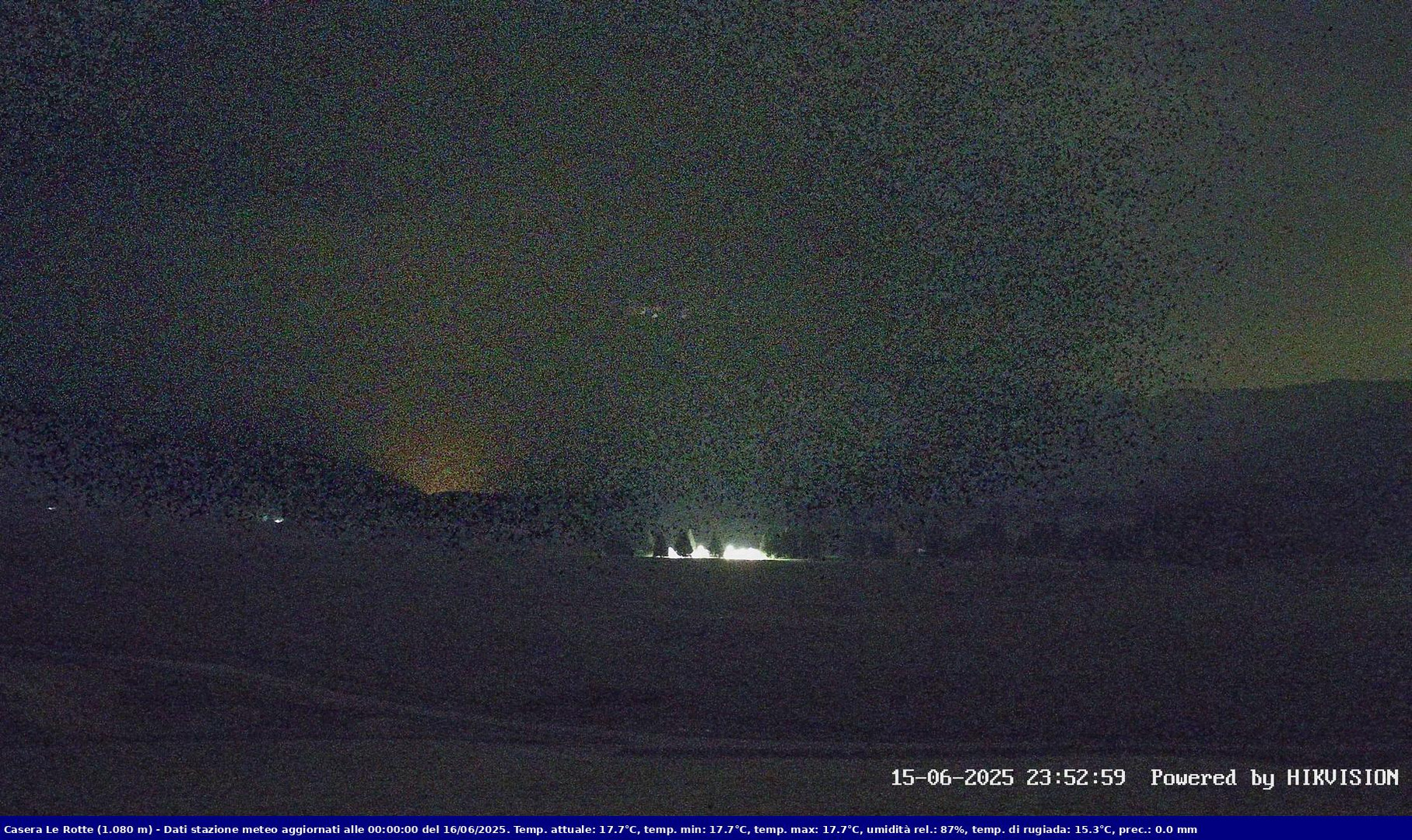 time-lapse frame, Pian Cansiglio - Casera Le Rotte webcam