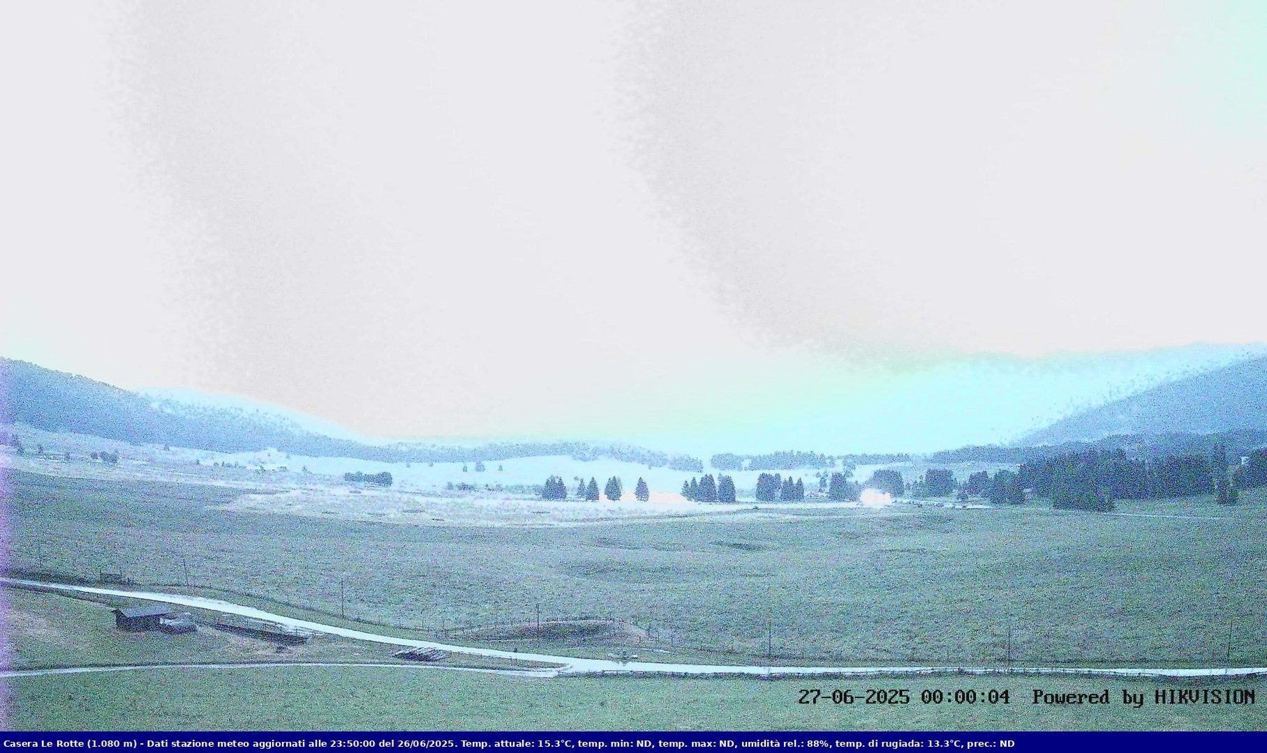 time-lapse frame, Pian Cansiglio - Casera Le Rotte webcam