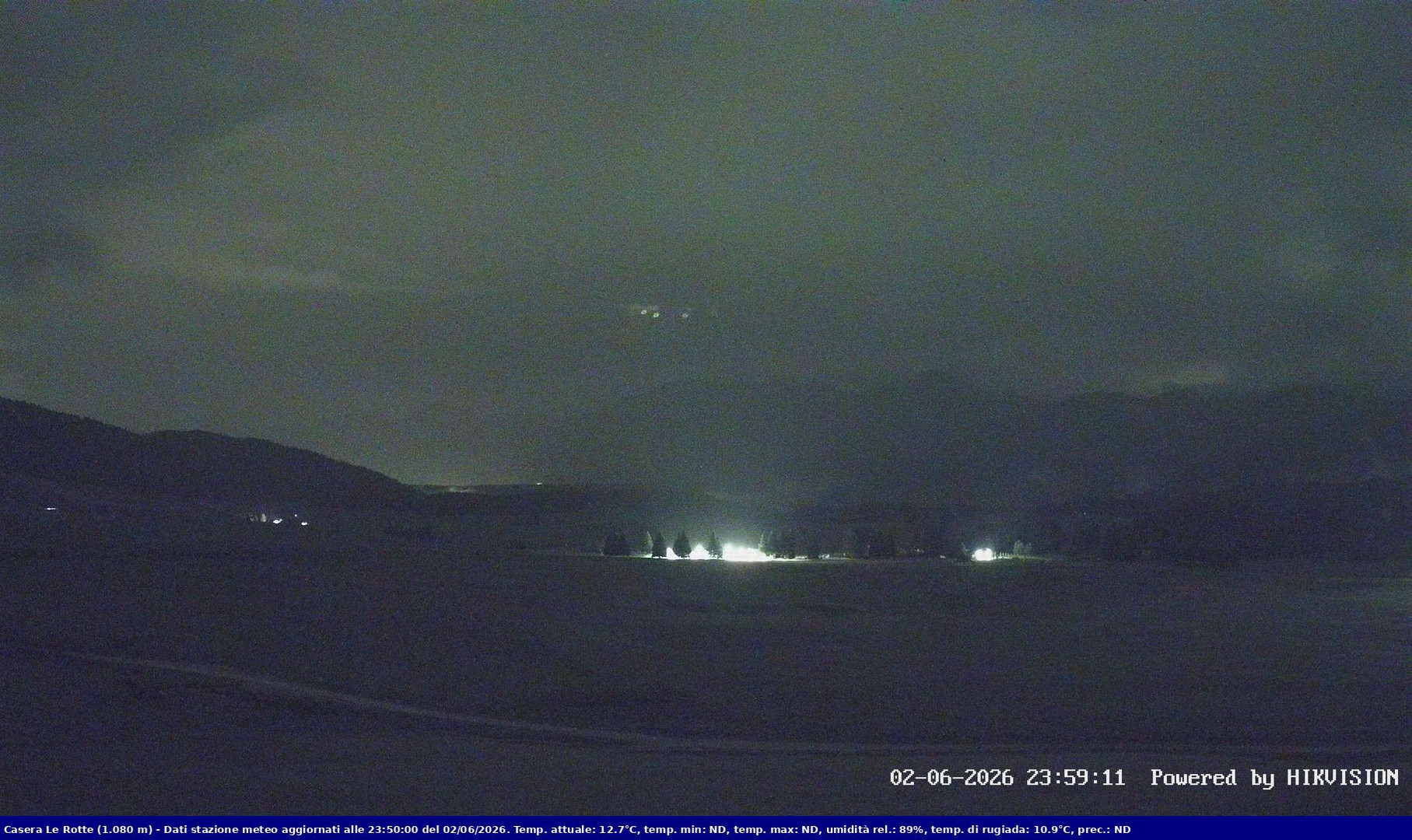 time-lapse frame, Pian Cansiglio - Casera Le Rotte webcam