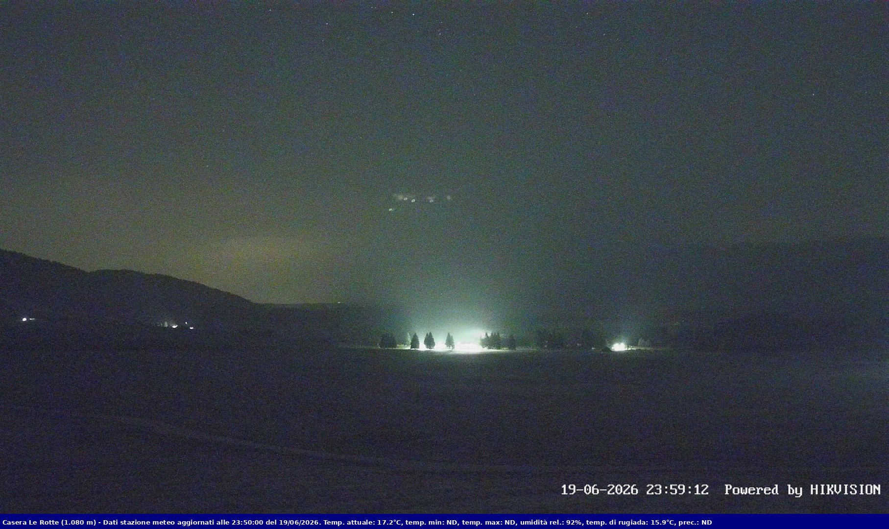 time-lapse frame, Pian Cansiglio - Casera Le Rotte webcam