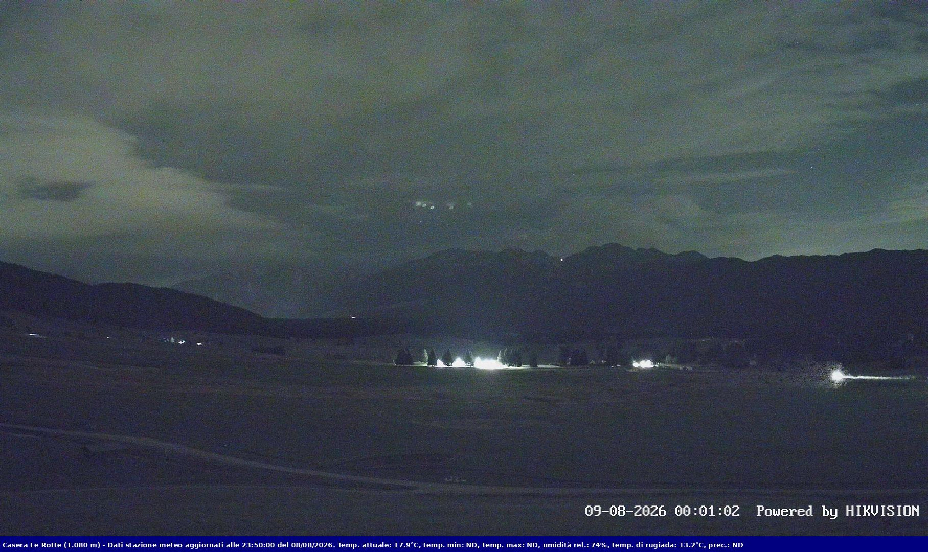 time-lapse frame, Pian Cansiglio - Casera Le Rotte webcam