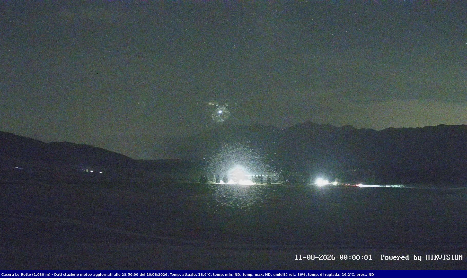 time-lapse frame, Pian Cansiglio - Casera Le Rotte webcam