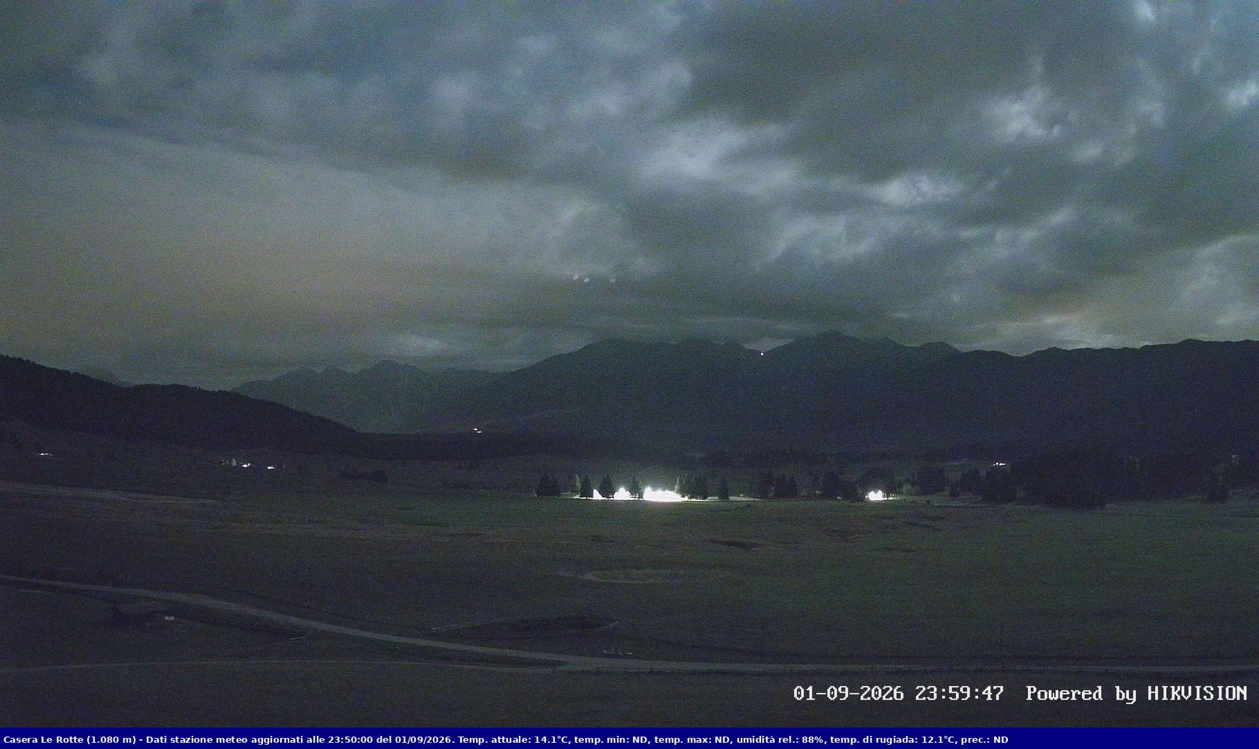 time-lapse frame, Pian Cansiglio - Casera Le Rotte webcam