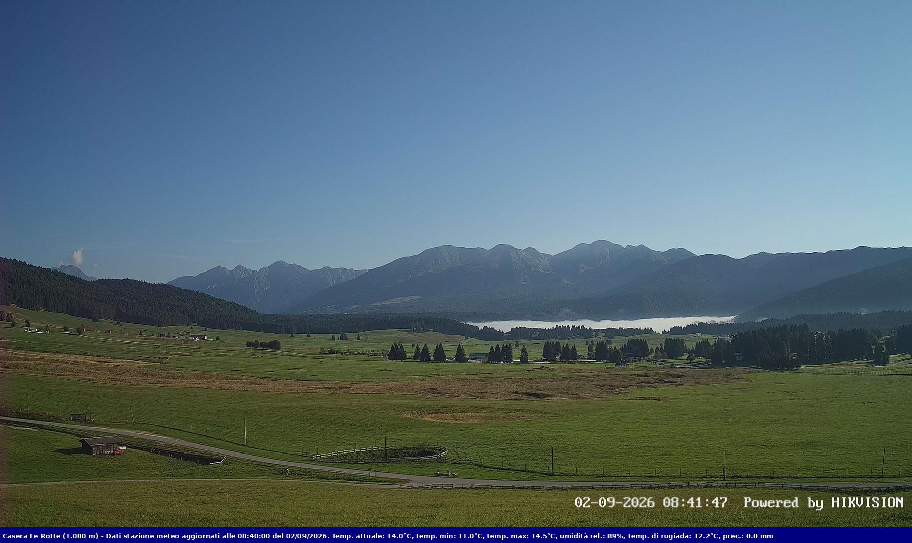 view from Pian Cansiglio - Casera Le Rotte on 2026-09-02