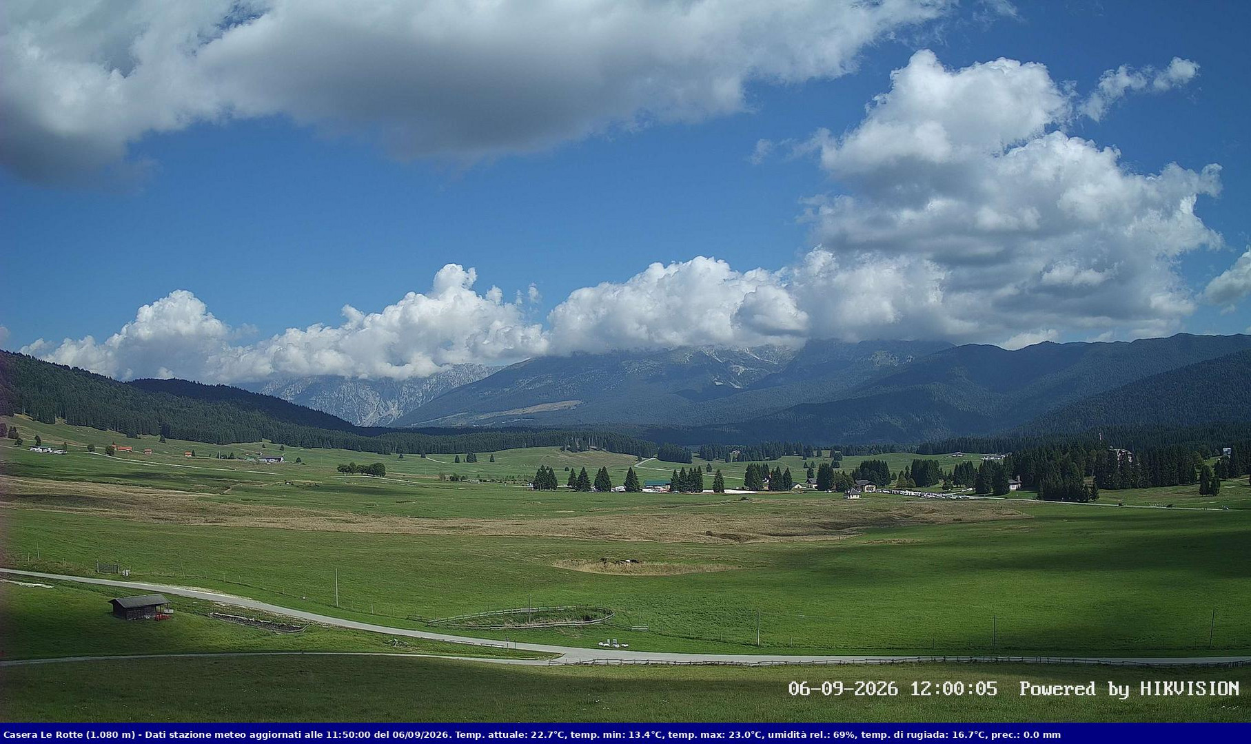 view from Pian Cansiglio - Casera Le Rotte on 2026-09-06