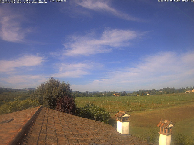 time-lapse frame, Faenza Sud-Est webcam
