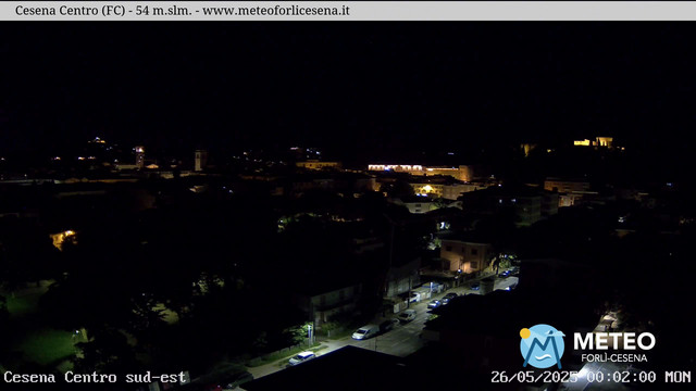 time-lapse frame, Cesena Centro webcam