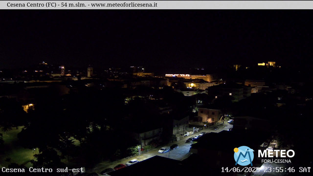 time-lapse frame, Cesena Centro webcam