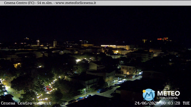 time-lapse frame, Cesena Centro webcam