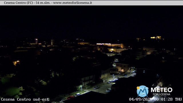 time-lapse frame, Cesena Centro webcam