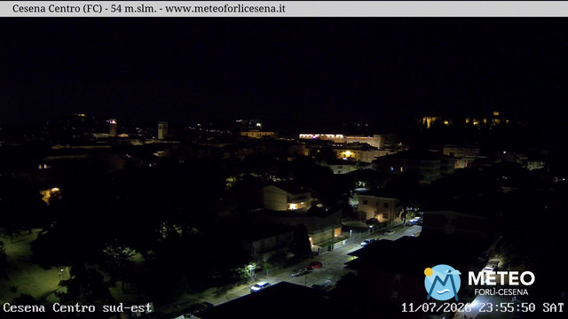 time-lapse frame, Cesena Centro webcam
