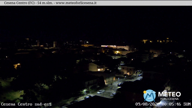 time-lapse frame, Cesena Centro webcam