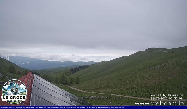 time-lapse frame, Agriturismo Le Crode - M. Pizzoc 1499m webcam