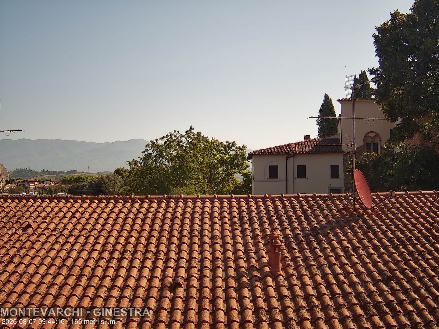 time-lapse frame, Montevarchi - AR - Località Ginestra webcam