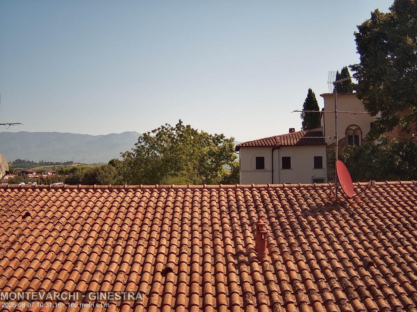 time-lapse frame, Montevarchi - AR - Località Ginestra webcam