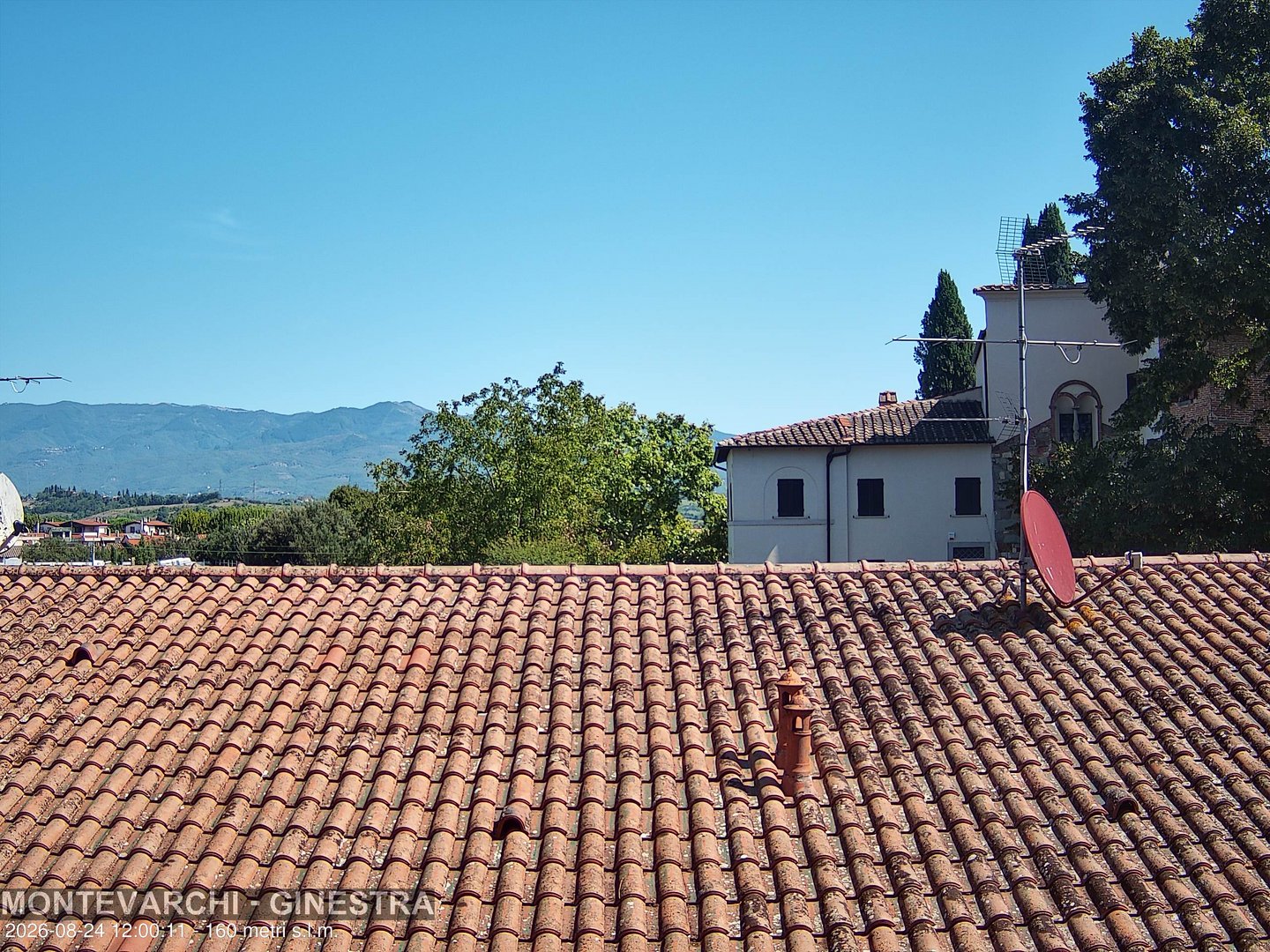 view from Montevarchi - AR - Località Ginestra on 2026-08-24