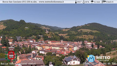 view from Rocca San Casciano on 2025-06-19