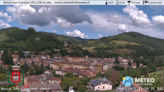 view from Rocca San Casciano on 2025-07-29