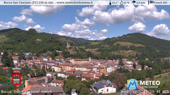 view from Rocca San Casciano on 2025-07-30