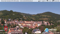 view from Rocca San Casciano on 2025-08-07