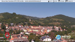 view from Rocca San Casciano on 2025-08-09