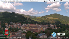 view from Rocca San Casciano on 2025-08-22