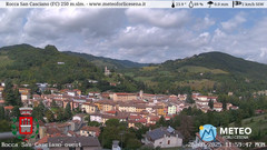 view from Rocca San Casciano on 2025-08-25