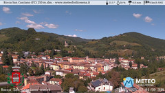 view from Rocca San Casciano on 2025-08-31