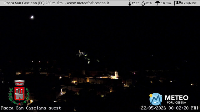 time-lapse frame, Rocca San Casciano webcam
