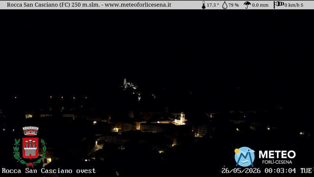 time-lapse frame, Rocca San Casciano webcam