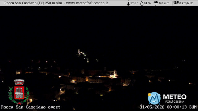 time-lapse frame, Rocca San Casciano webcam