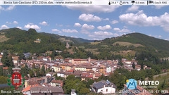 view from Rocca San Casciano on 2026-07-27