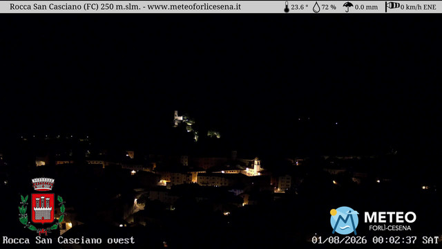 time-lapse frame, Rocca San Casciano webcam