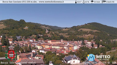 view from Rocca San Casciano on 2026-08-09