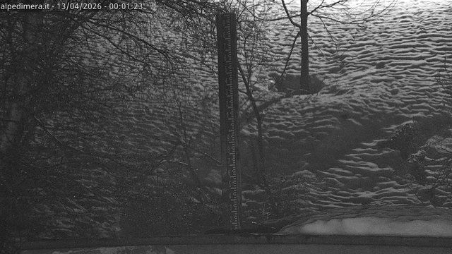 time-lapse frame, Alpe di Mera - Nivometro webcam