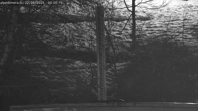 time-lapse frame, Alpe di Mera - Nivometro webcam