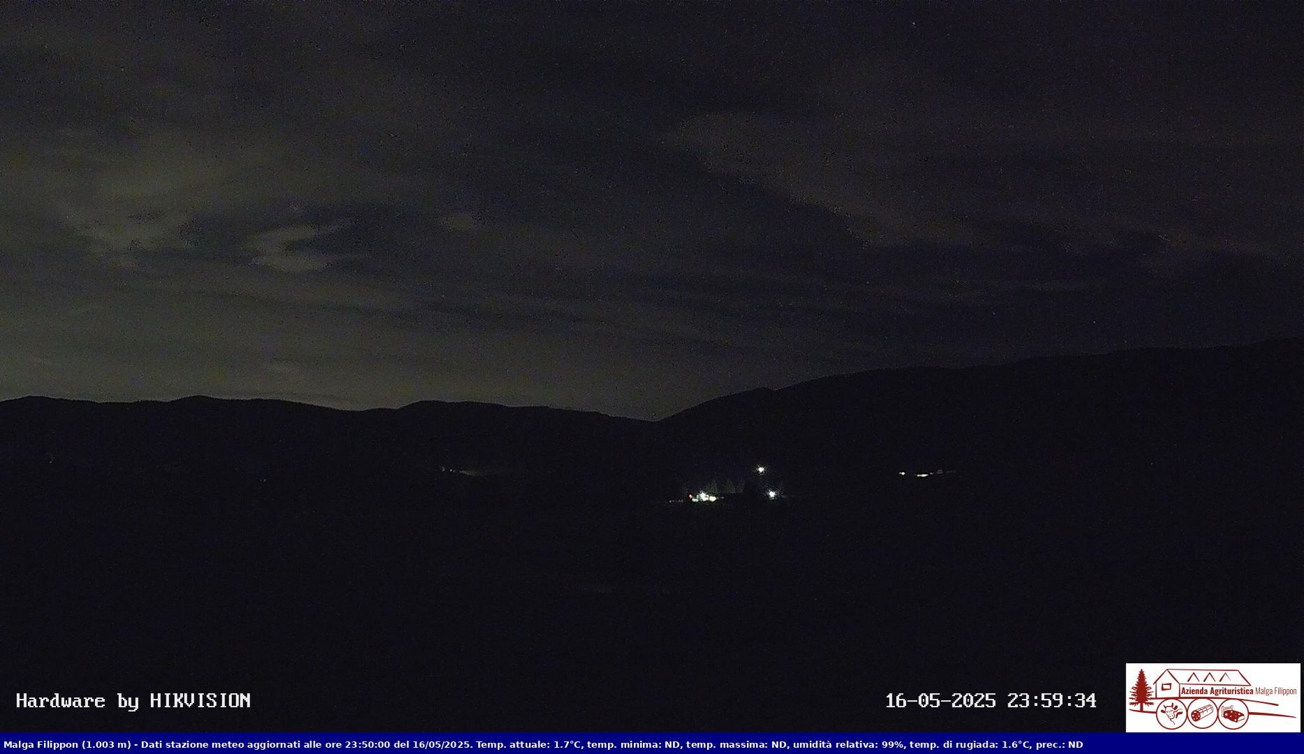 time-lapse frame, Pian Cansiglio - Agriturismo Malga Filippon webcam