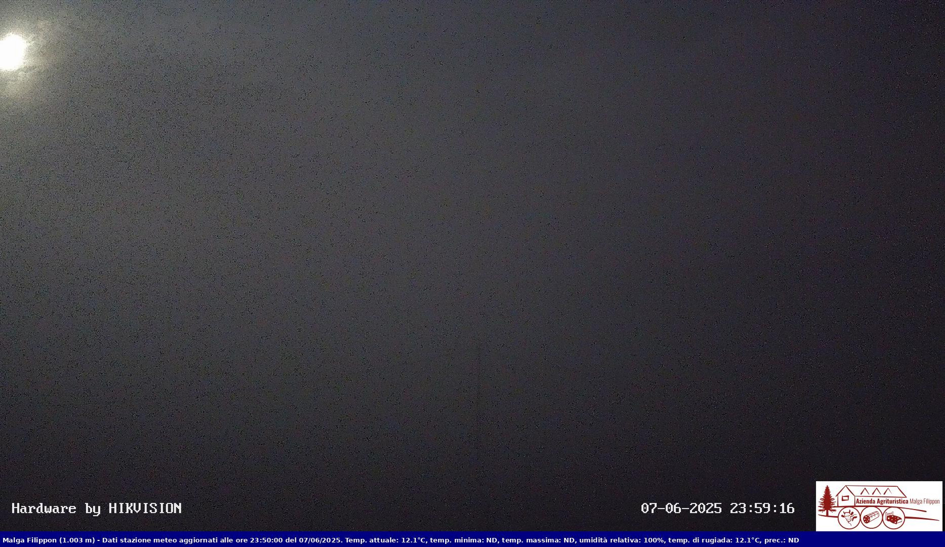 time-lapse frame, Pian Cansiglio - Agriturismo Malga Filippon webcam