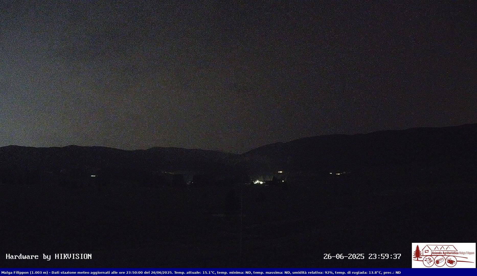 time-lapse frame, Pian Cansiglio - Agriturismo Malga Filippon webcam
