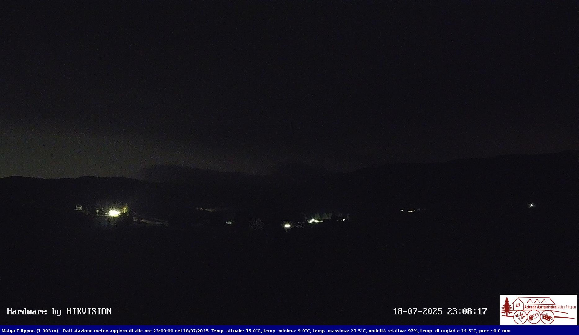 time-lapse frame, Pian Cansiglio - Agriturismo Malga Filippon webcam