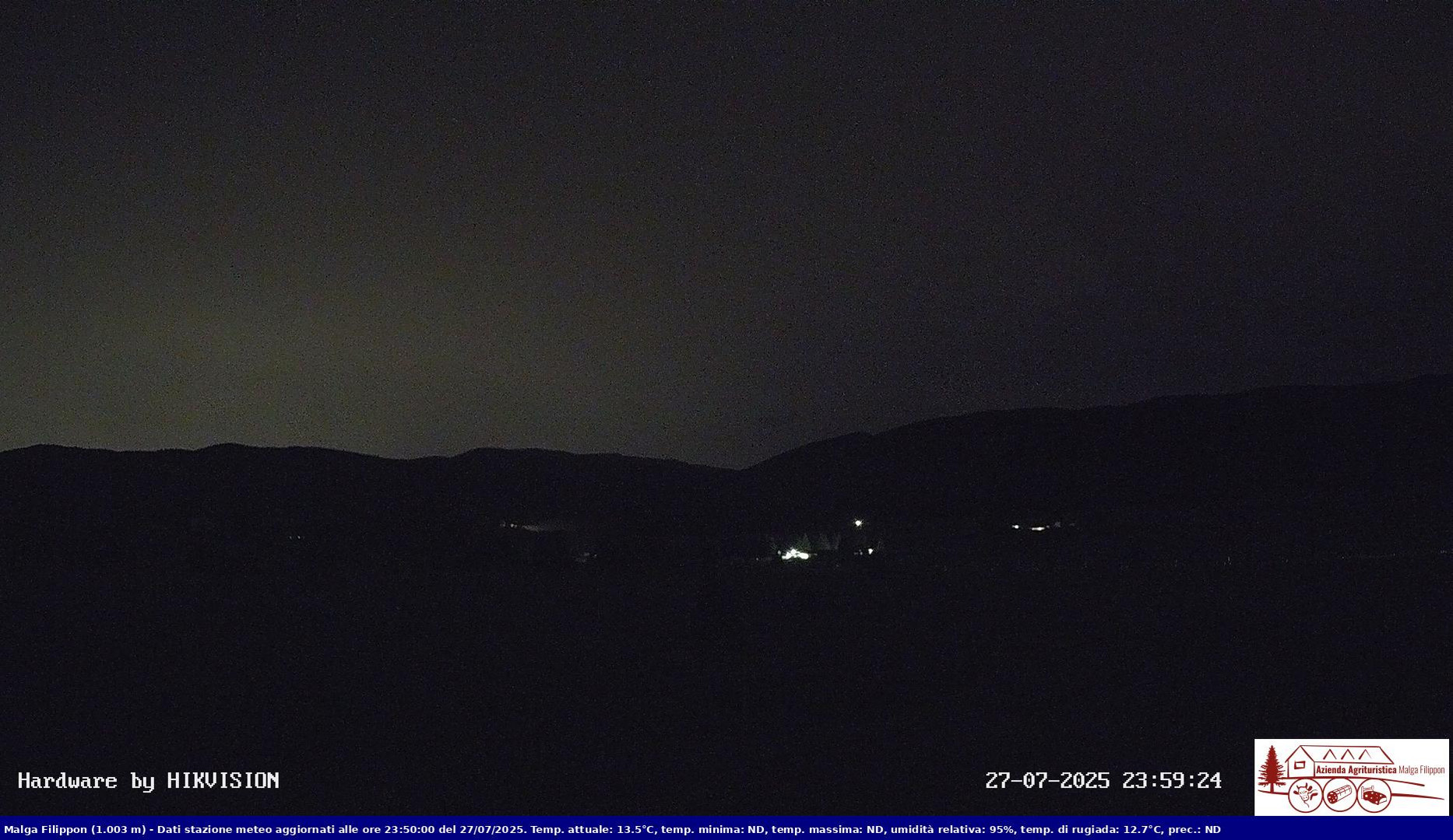 time-lapse frame, Pian Cansiglio - Agriturismo Malga Filippon webcam