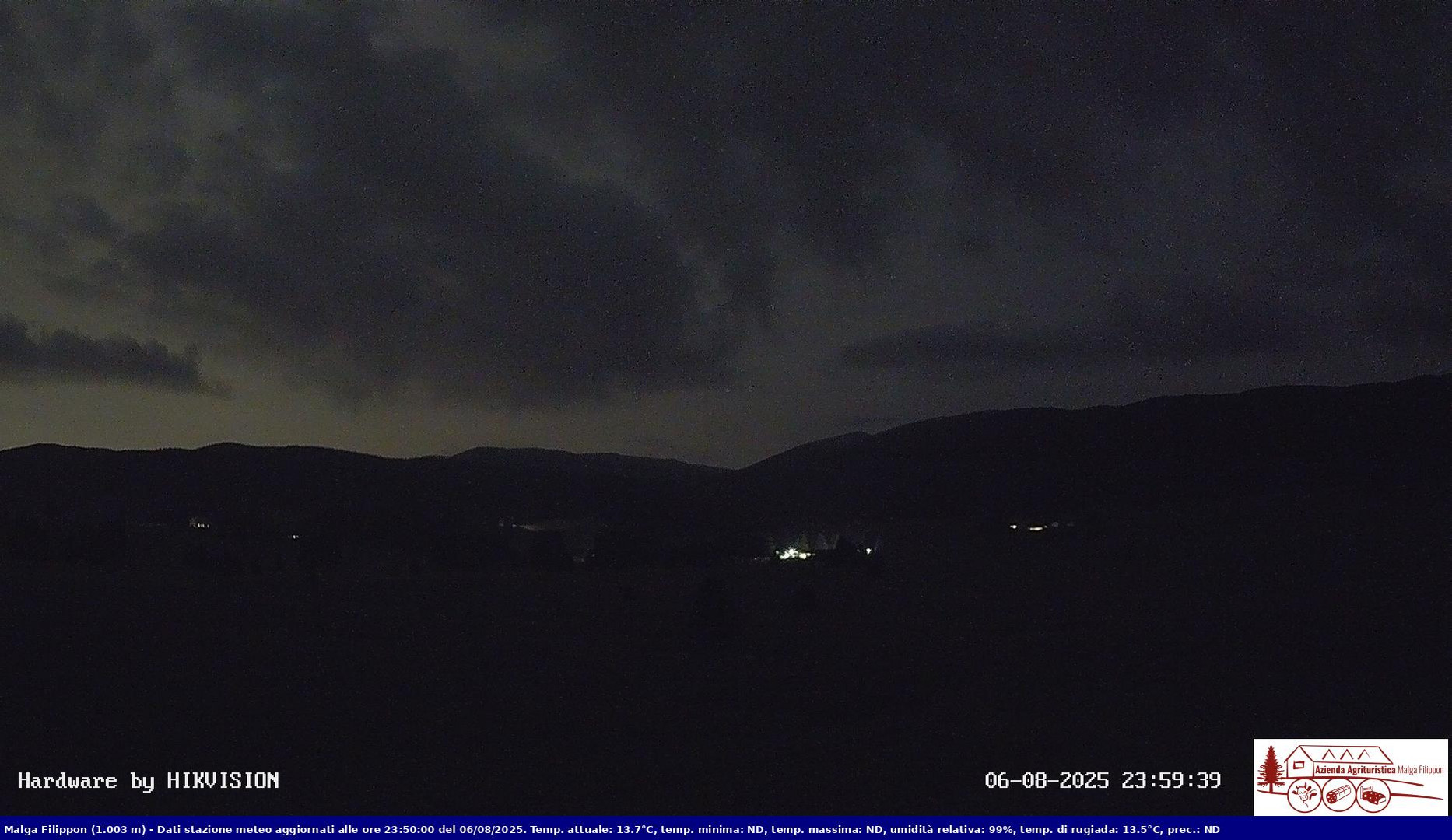 time-lapse frame, Pian Cansiglio - Agriturismo Malga Filippon webcam