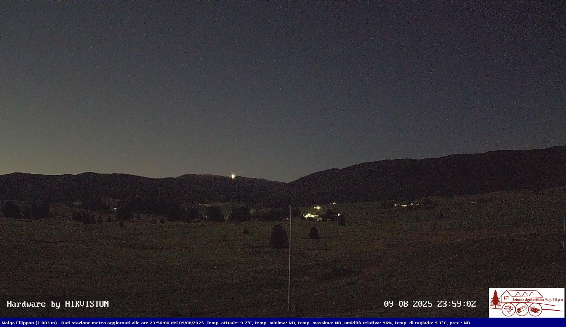 time-lapse frame, Pian Cansiglio - Agriturismo Malga Filippon webcam