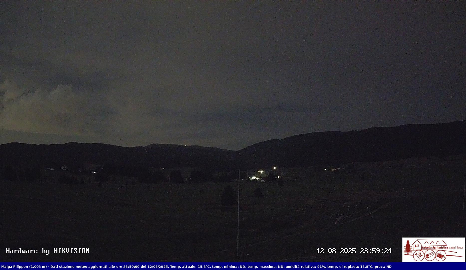 time-lapse frame, Pian Cansiglio - Agriturismo Malga Filippon webcam