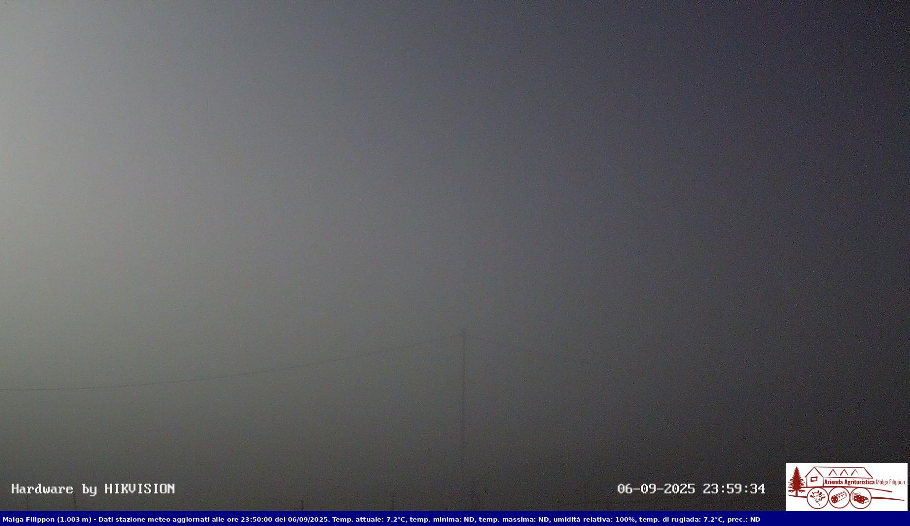 time-lapse frame, Pian Cansiglio - Agriturismo Malga Filippon webcam
