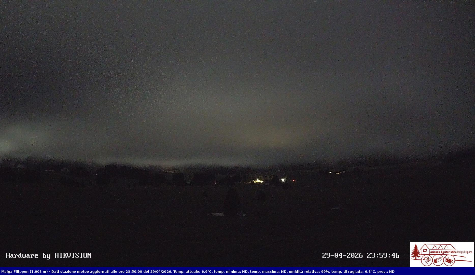 time-lapse frame, Pian Cansiglio - Agriturismo Malga Filippon webcam