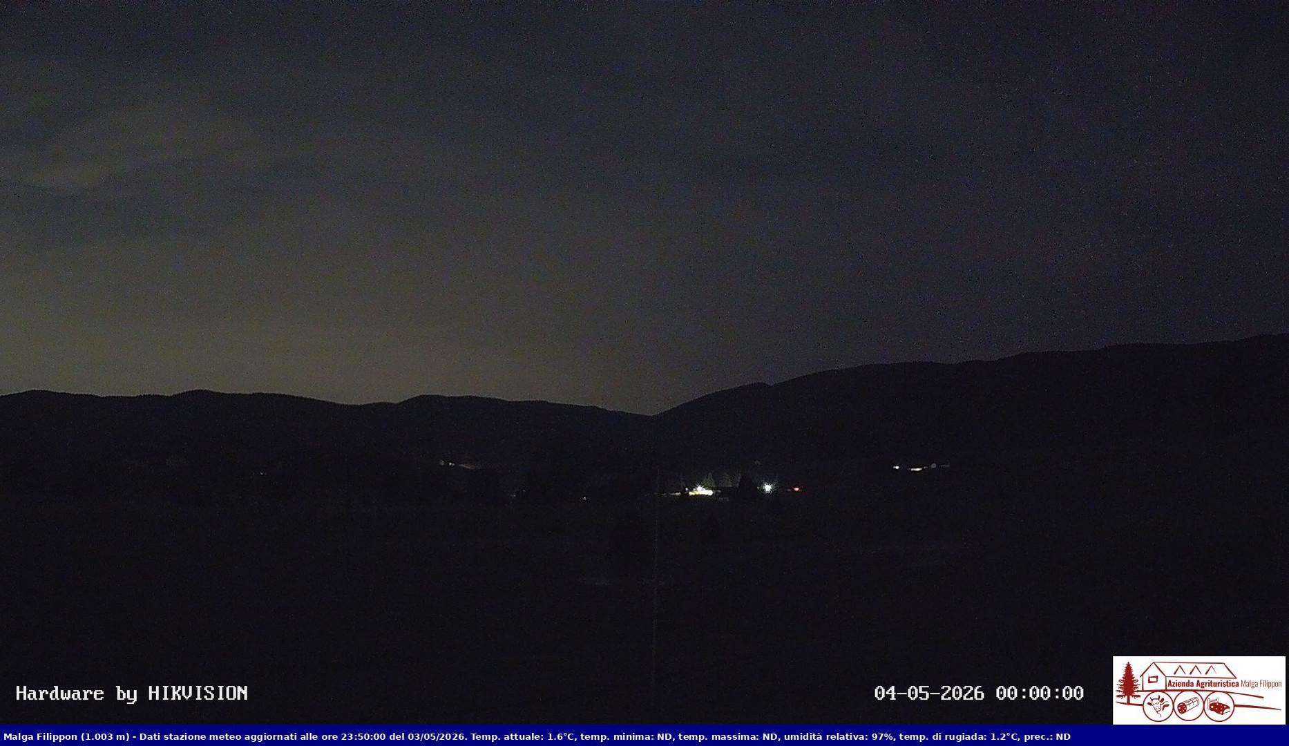 time-lapse frame, Pian Cansiglio - Agriturismo Malga Filippon webcam