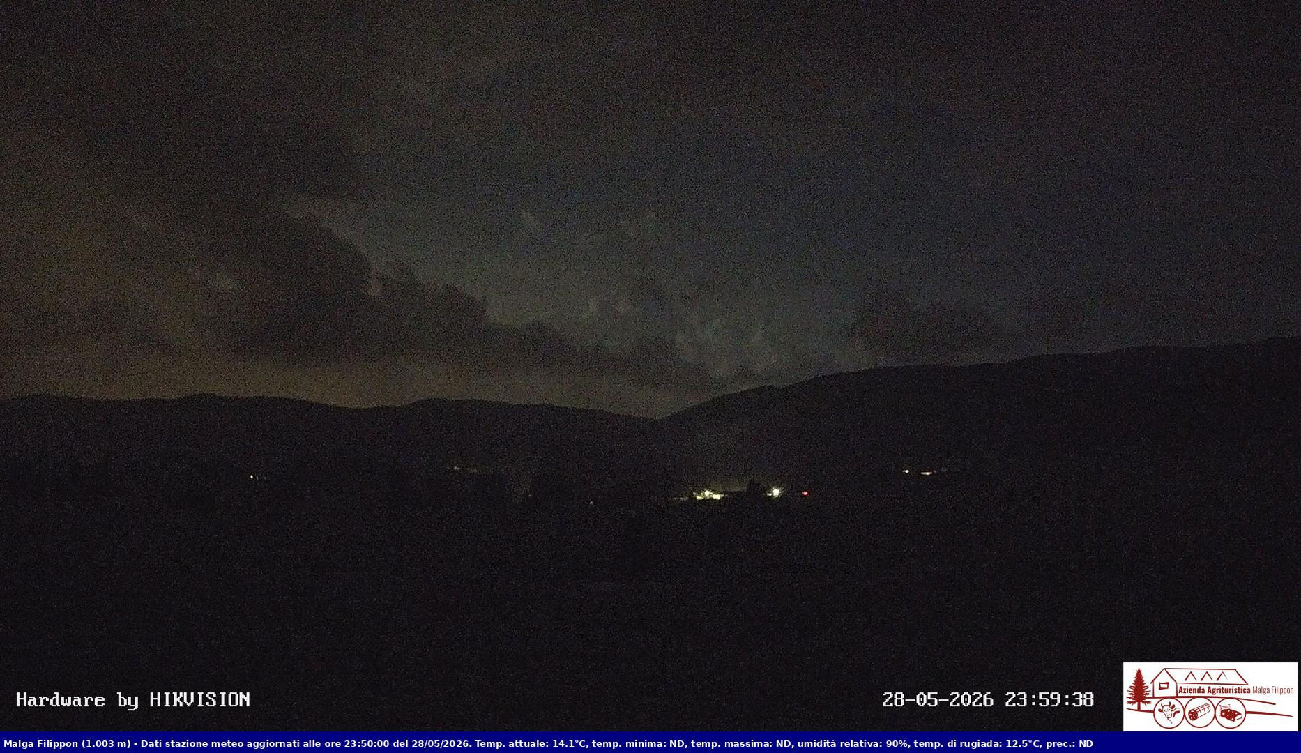time-lapse frame, Pian Cansiglio - Agriturismo Malga Filippon webcam